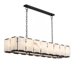 Florence Alabaster Pendant - Linear Black - Chandeliers and Pendants208139320294128060 3