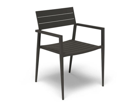 Halki Chair - Outdoor - Charcoal - With Dark Grey Cushion - C1410261759356182095732 1