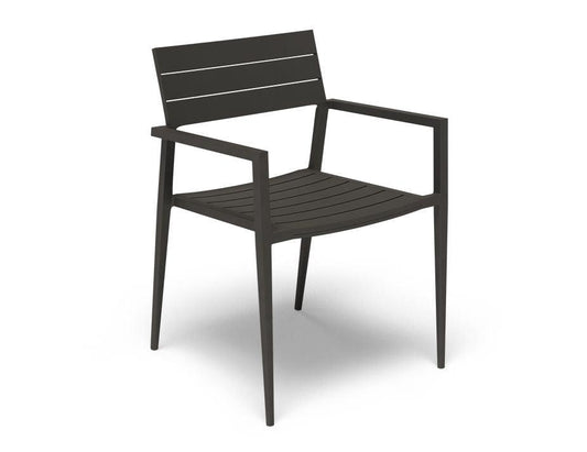 Halki Chair - Outdoor - Charcoal - With Light Grey Cushion - C1410261449356182095725 1