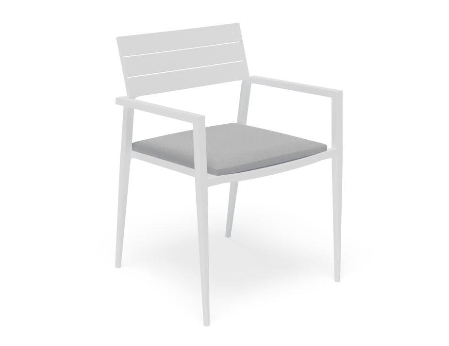 Halki Chair - Outdoor - White - No Cushion - C1410260679356182095701 5