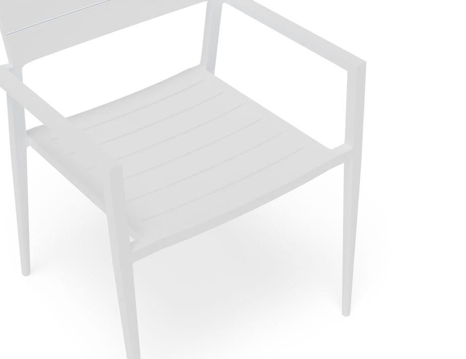 Halki Chair - Outdoor - White - No Cushion - C1410260679356182095701 7