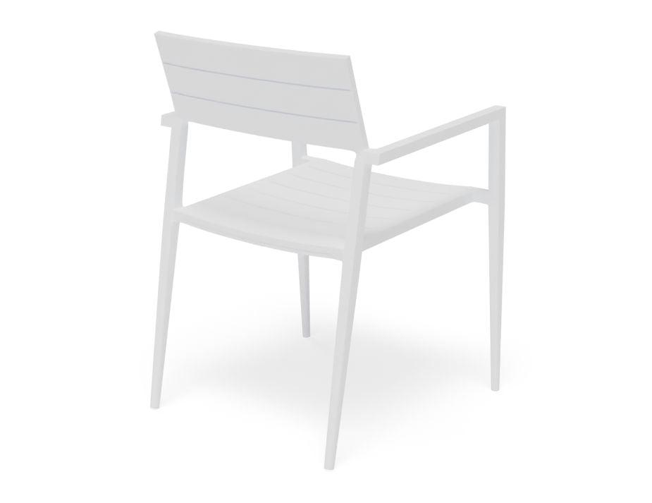 Halki Chair - Outdoor - White - No Cushion - C1410260679356182095701 3