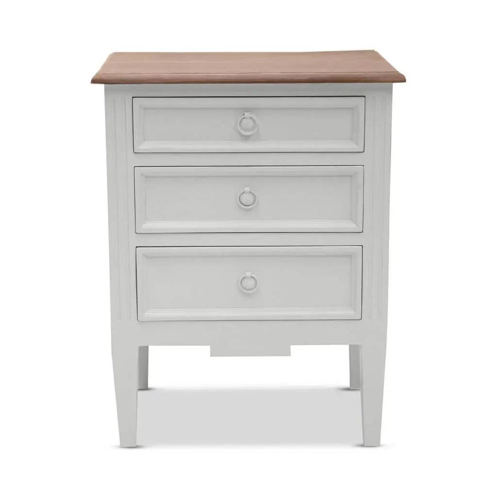 Hamptons Bedside Cabinet - BedSideMTAB145PDR9360245000656 2