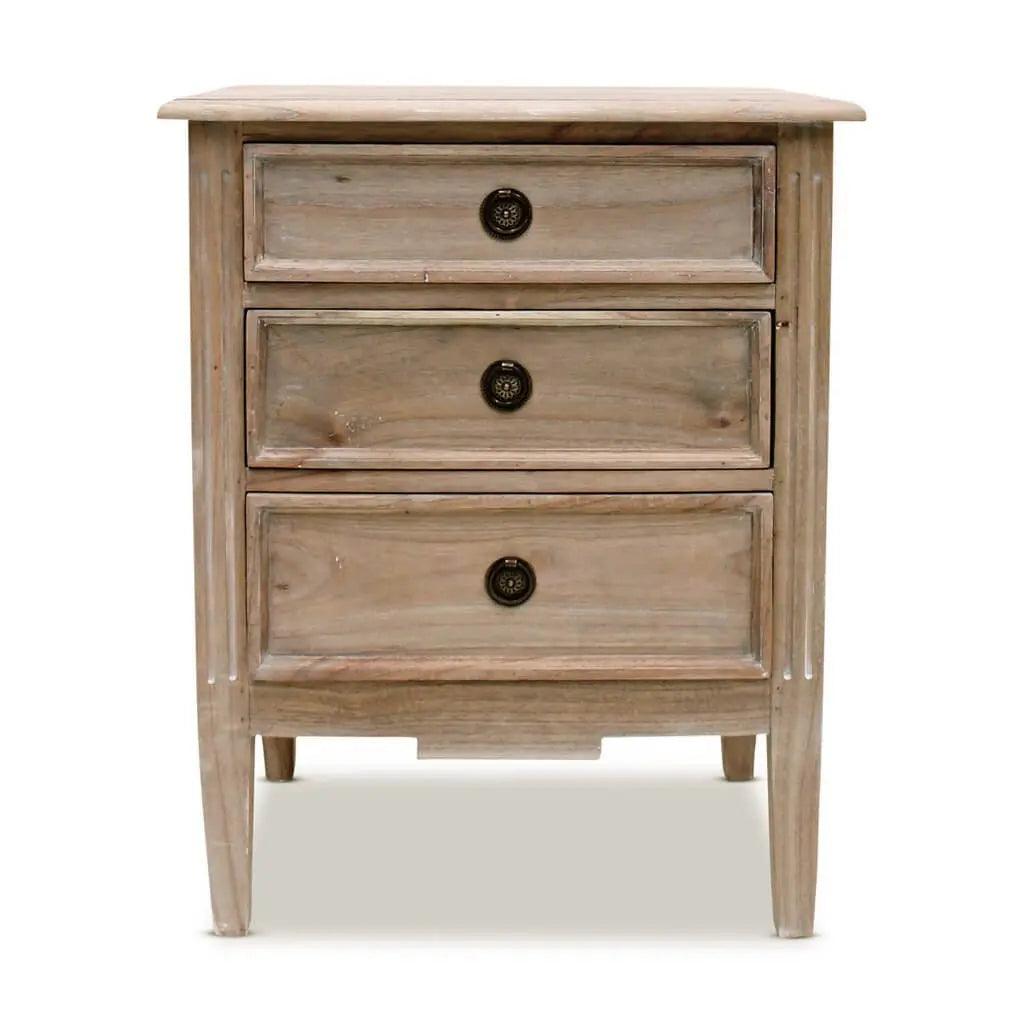 Hamptons Bedside Cabinet - BedSideMTAB145TER9360245000632 1