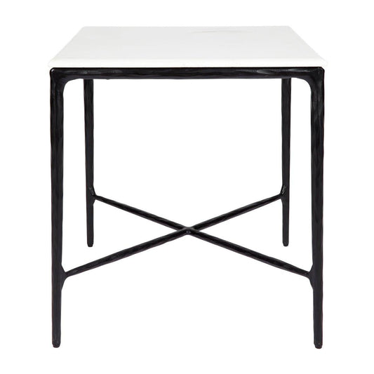 Heston Square Marble Side Table - Black - Side TableB327809320294125649+9320294125663 1