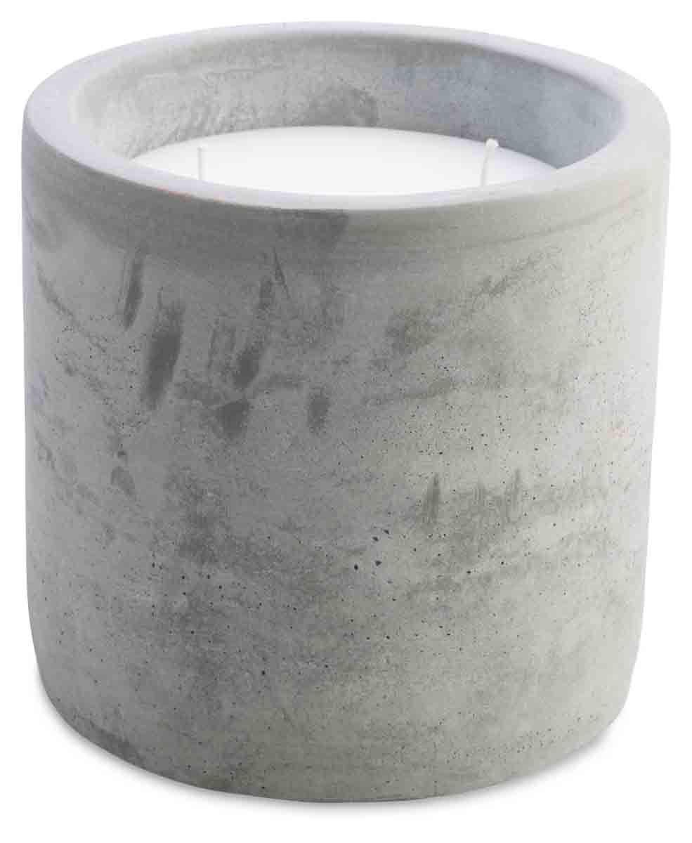 HG Living 2 Wick Cement Candle Holder With Lid And Wax Large HZ1042 - Candle HoldersHZ10429332092090500 2