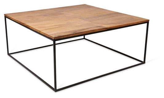 HG Living Ava Square Coffee Table Natural/Black - Coffee TablesGF679332092117399 1