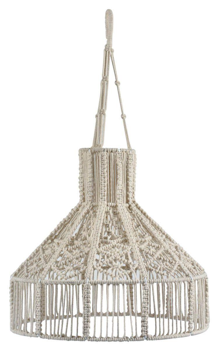 HG Living Ballina Macrame Round Pendant Light - Off White IP01 - Pendant LightIP019332092124366 2