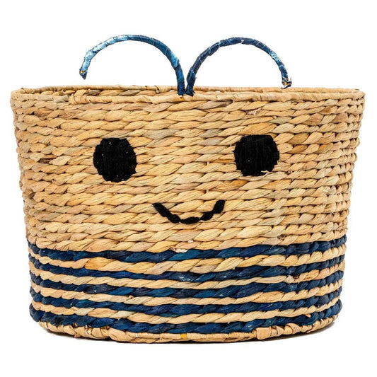 HG Living Bumble Bee Water Hyacinth Toy Basket Natural/Black - Baby FurnitureGV299332092134136 1