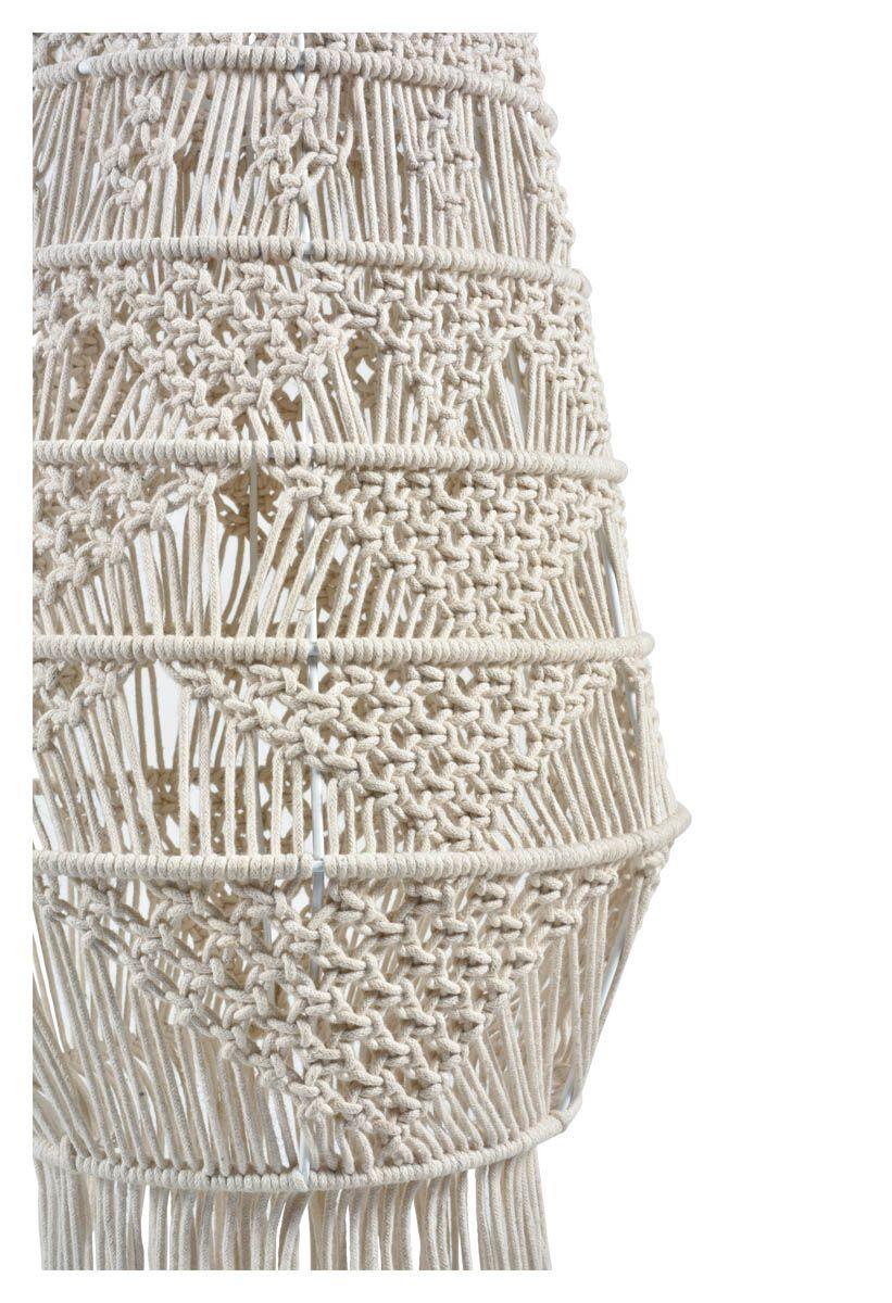 HG Living Byron Macrame Long Pendant Light With Tassels - Off White IP03 - Pendant LightIP039332092124380 6