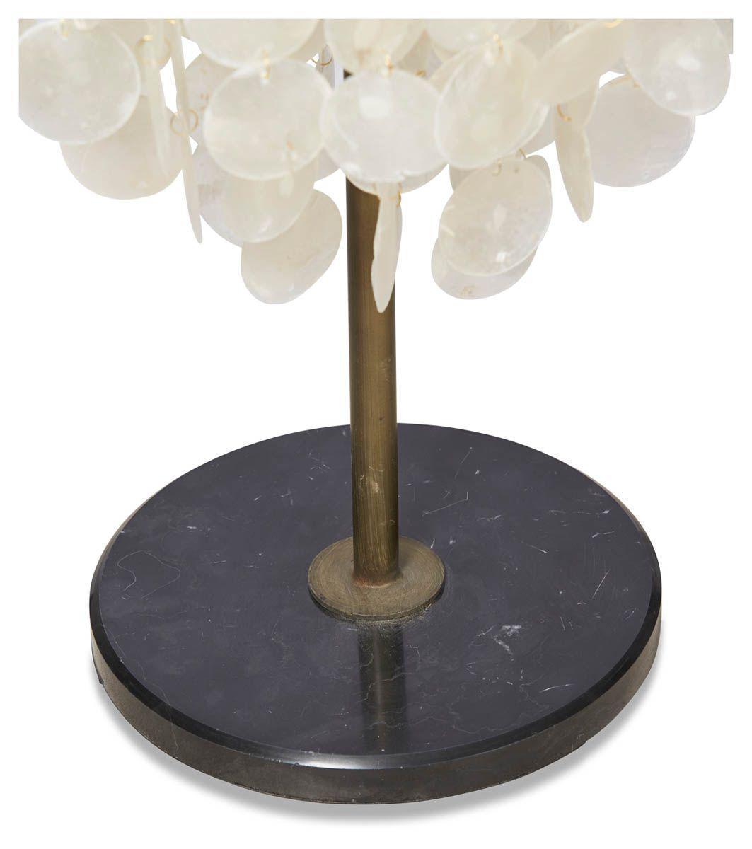 HG Living Capiz Shell Tierred Table Lamp Gold/Cream - Floor Lamp and ShadeLG019332092118693 3