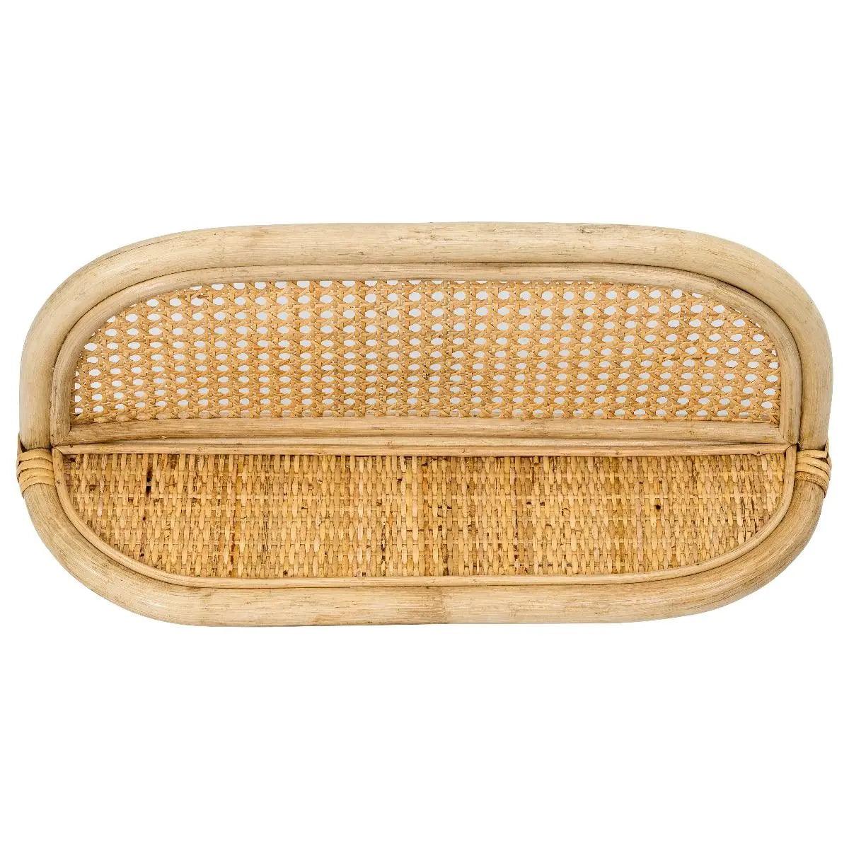 HG Living Elly Rattan Wall Shelf Natural Honey WI13 - Baby FurnitureWI139332092133658 6