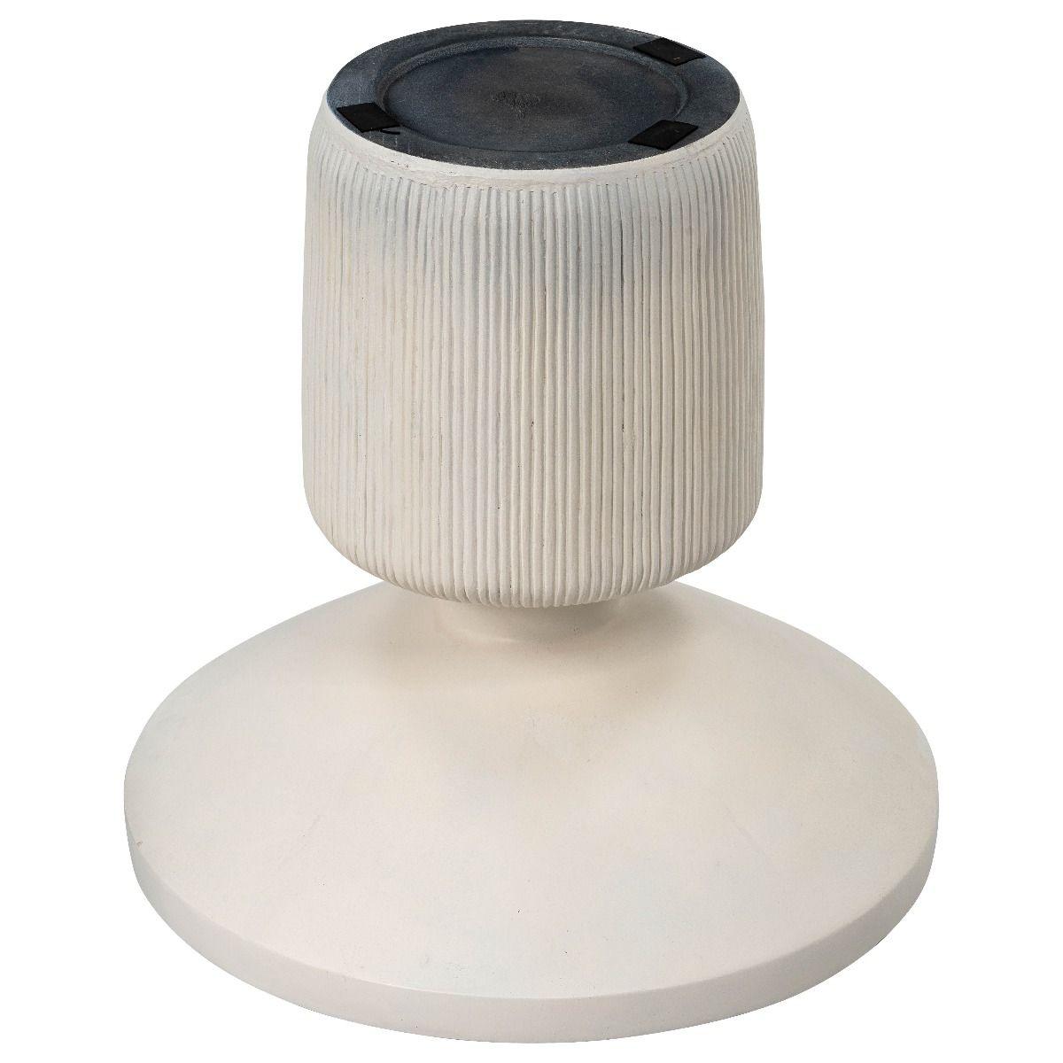 HG Living Lahaina Faux Concrete (Magnesium Oxide) Side Table Coconut Milk YS11 - Side TableYS119332092133177 7