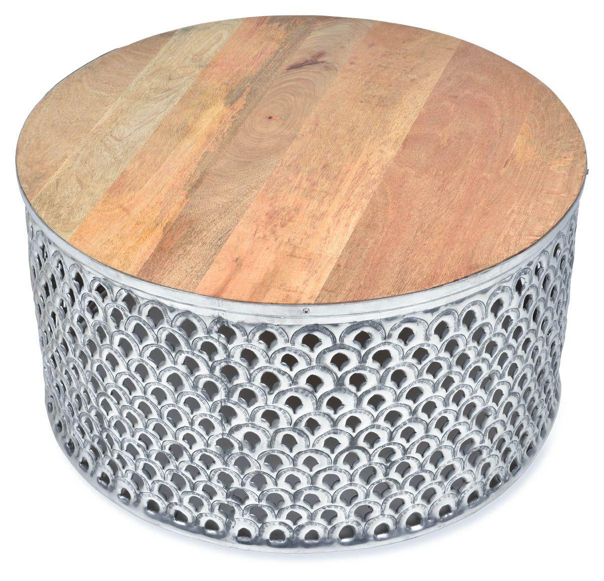 HG Living Moroccan Aluminium Coffee Table Natural/Silver FE40 - Coffee TableFE409332092126216 6