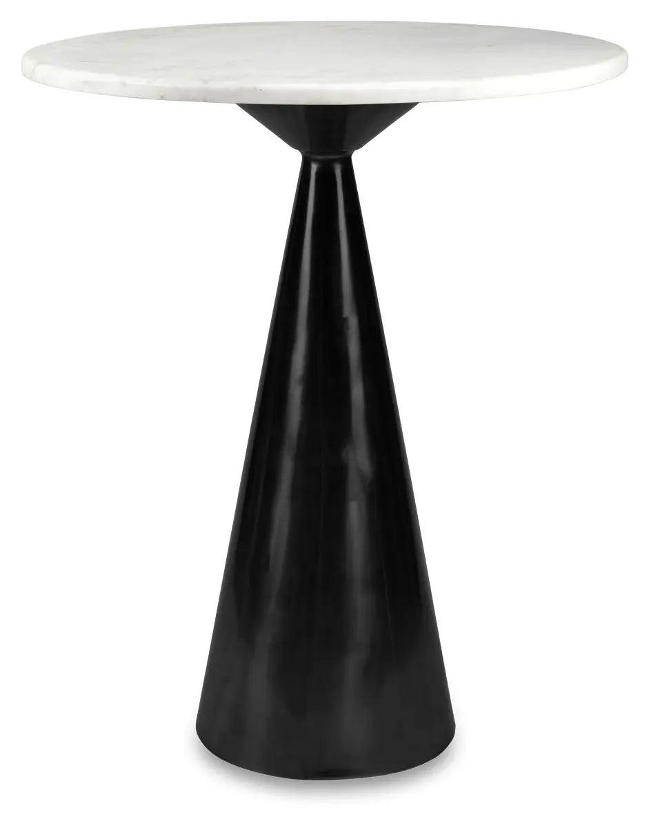 HG Living Pedestal Marble Iron Bar Table Black - Bar TablesGF899332092133511 5