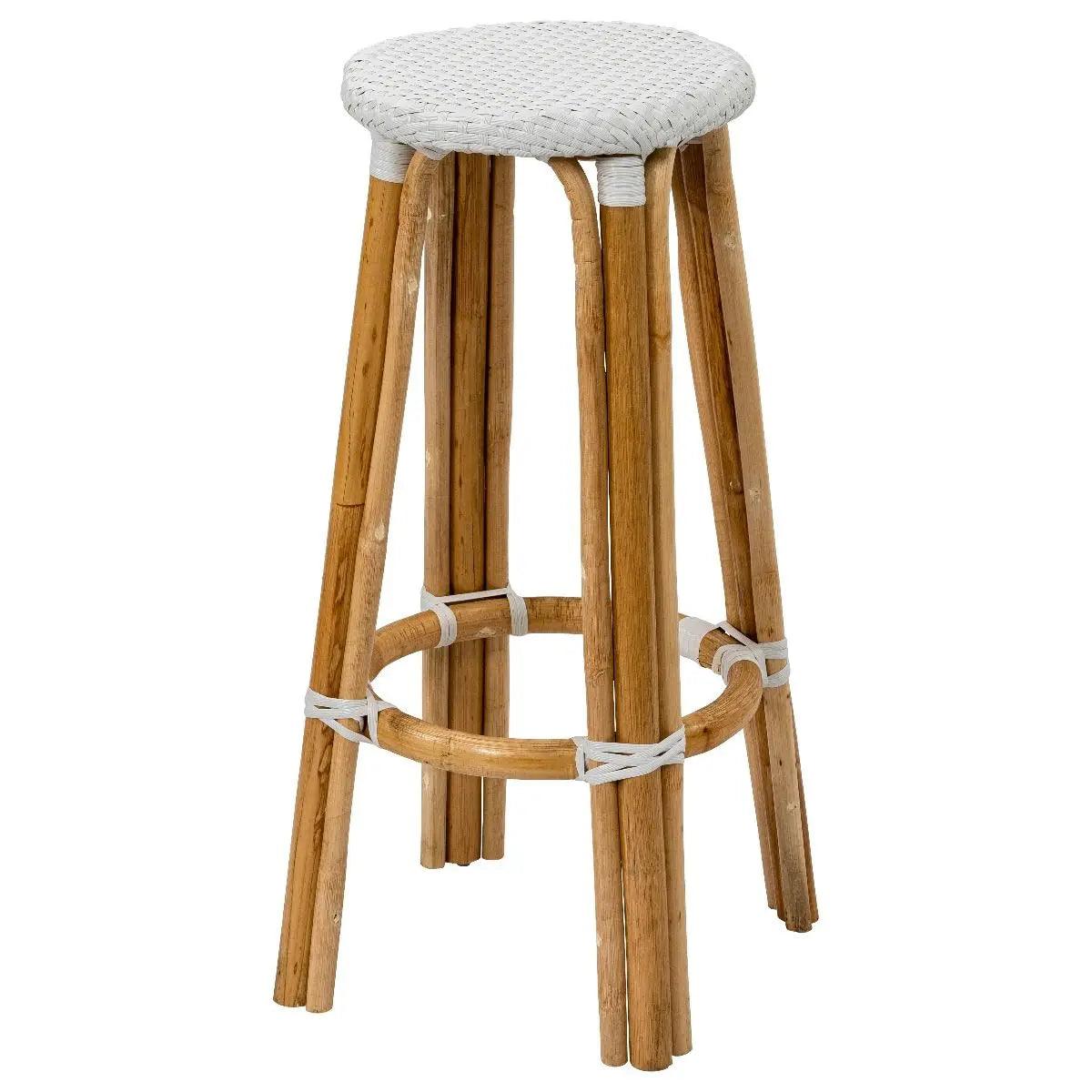 HG Living Positano Synthetic Rattan Bistro Counter Stool White - Bar/CounterWI289332092133801 1