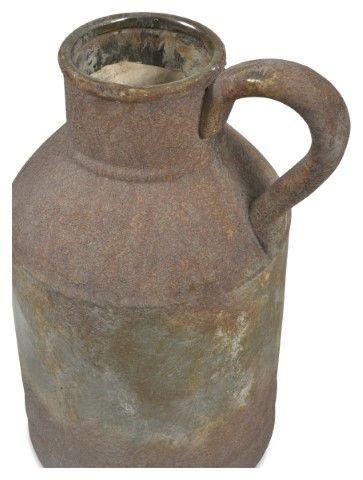 HG Living Provence Distressed Decor Jub Large Stoneware Rust - OutdoorCF3049332092125103 1
