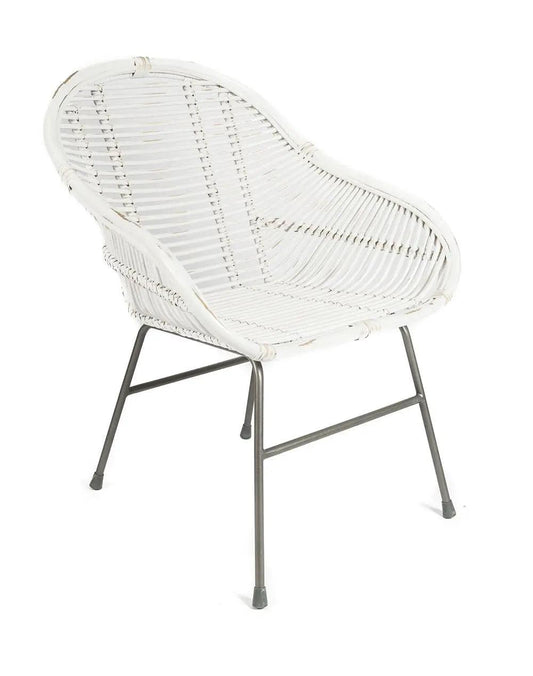 HG Living Rattan Malta Armchair White - Accent ChairIU589332092074197 1