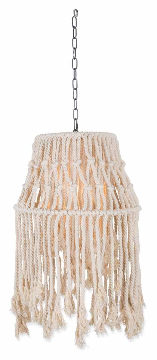 HG Living Rope Canopy Pend Light-S-Whte LN01 - Pendant LightLN019332092098599 1