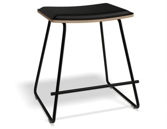 Hudson Low Stool - Black - Black Pad - B1110631279356182013309 1