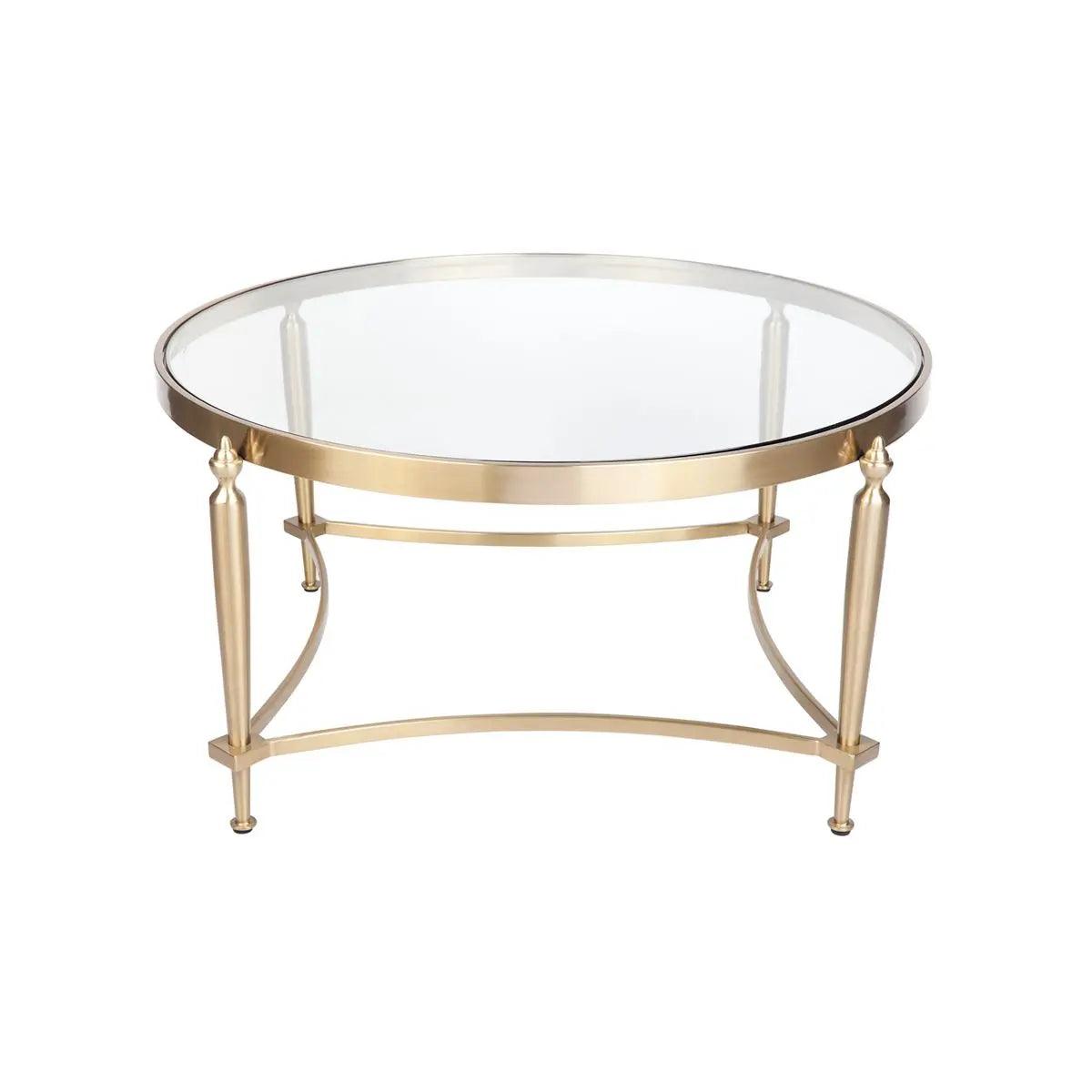 Jak Glass Coffee Table - Gold - Coffee Table322549320294115510 1