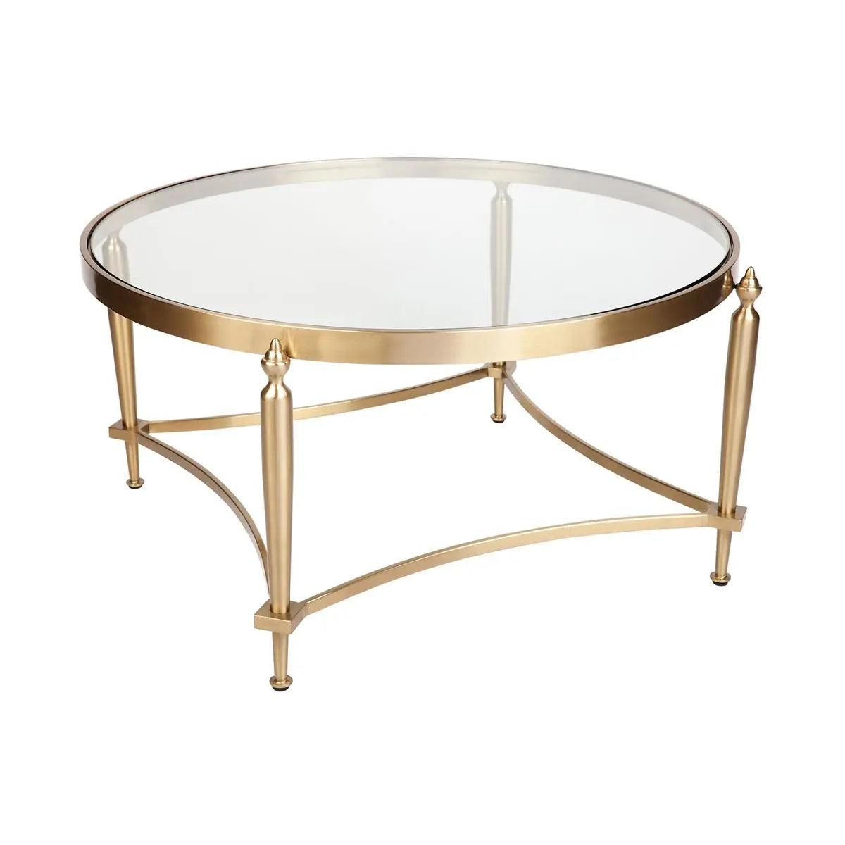 Jak Glass Coffee Table - Gold - Coffee Table322549320294115510 3