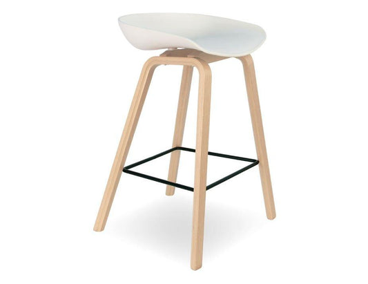 Kobe Stool - Natural - White Shell - B1112120679356182016171 1