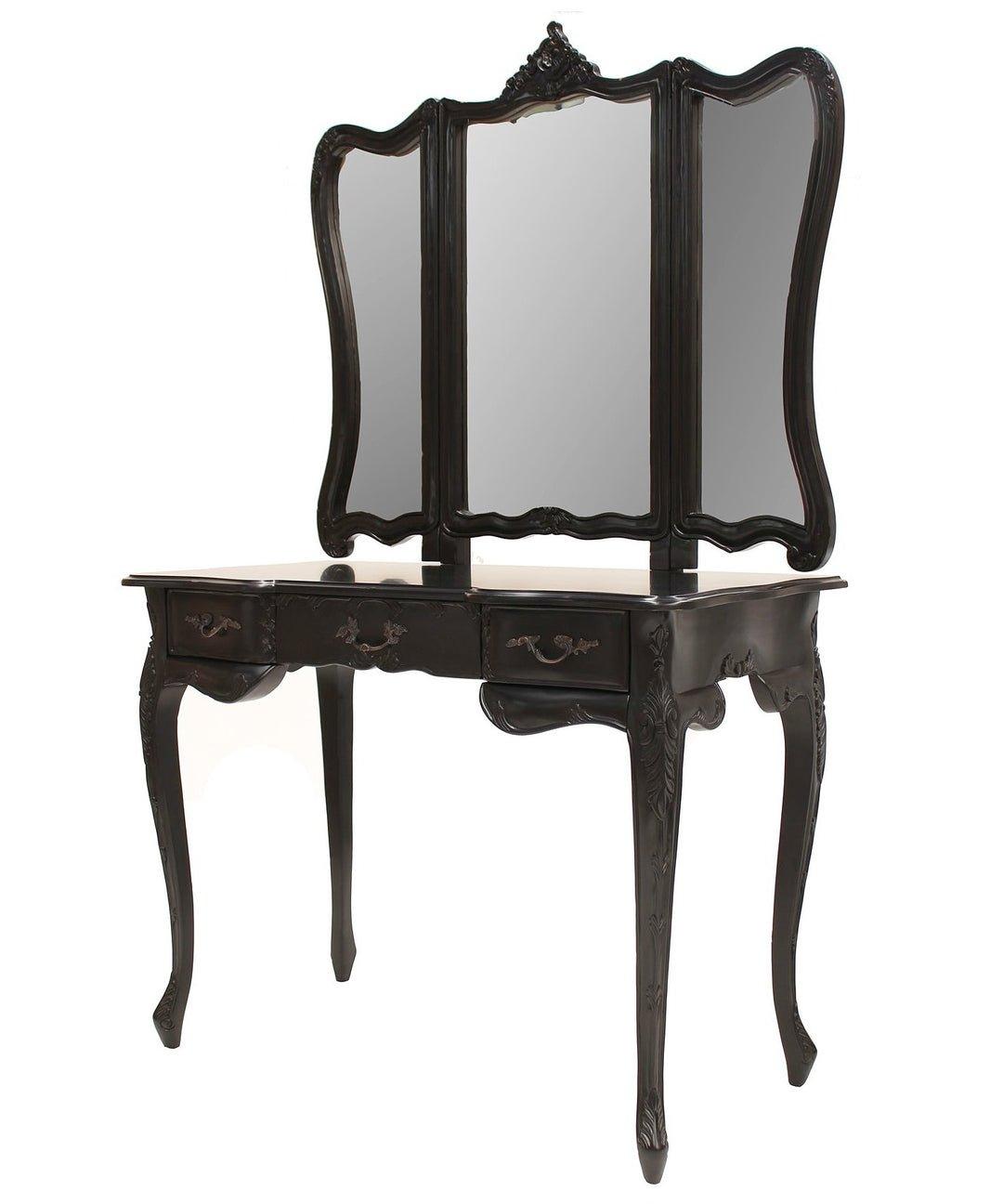 Large Paris Dressing Table - Black - DresserMDST02LKDBDR9360245000922 2