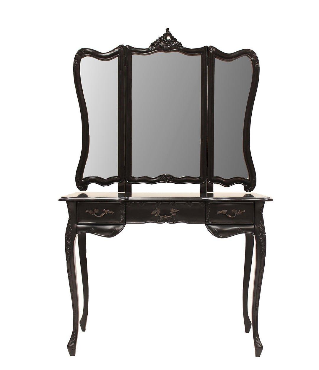 Large Paris Dressing Table - Black - DresserMDST02LKDBDR9360245000922 1