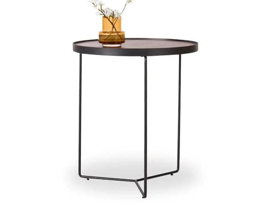 Level Alora Side Table - Black - Walnut - TableB1251140659356182001139 6