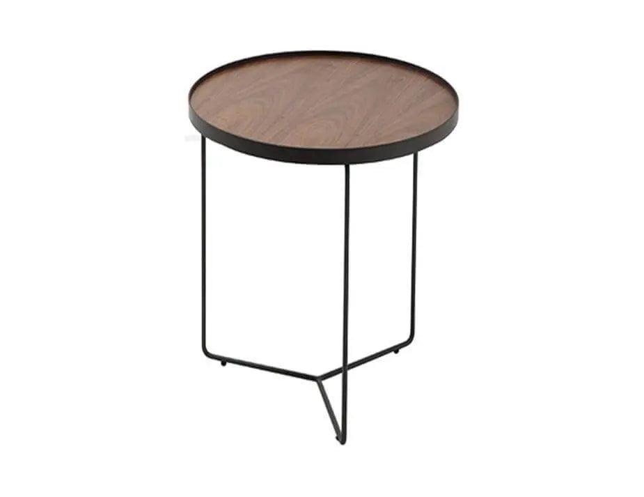 Level Alora Side Table - Black - Walnut - TableB1251140659356182001139 7