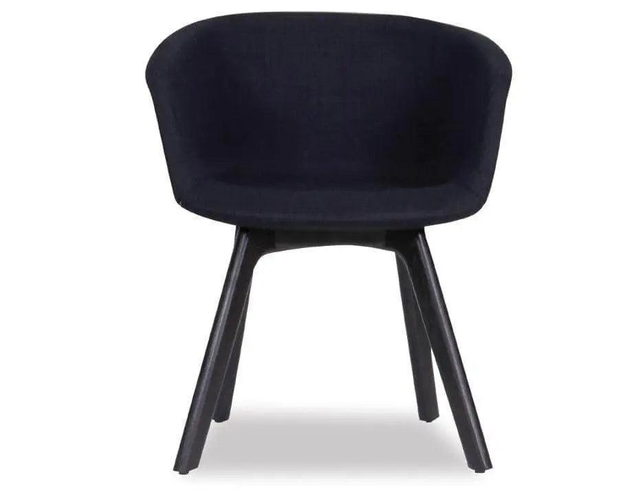 Level Lonsdale Arm Chair - Black - Black Fabric - ChairB1000902279356182009173 3