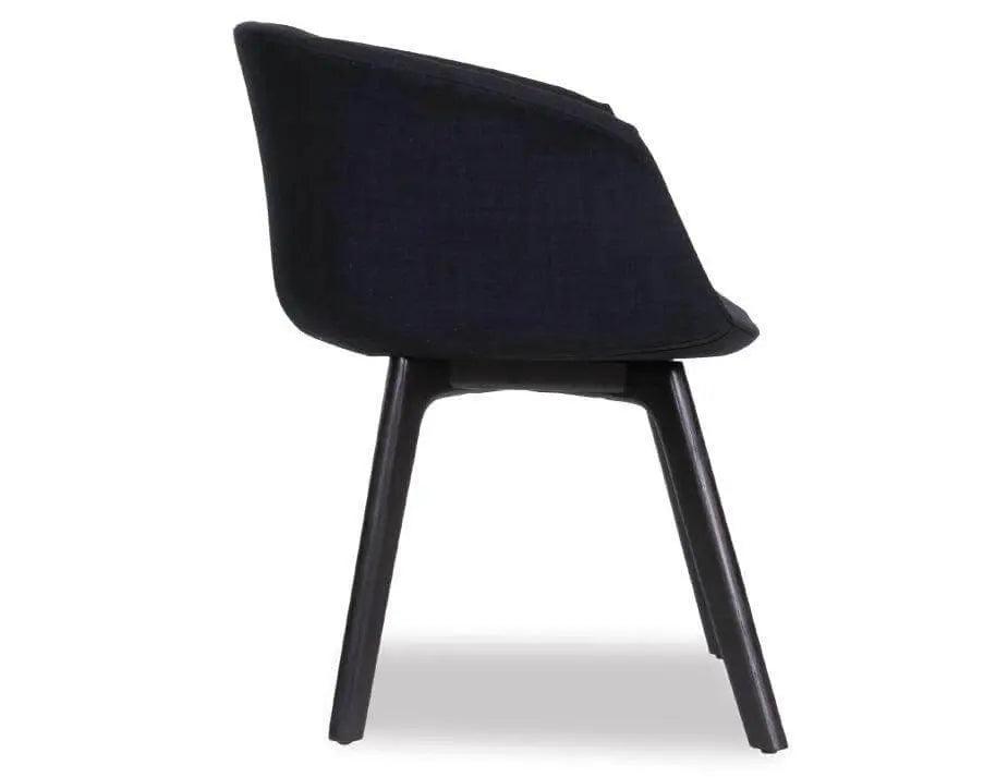 Level Lonsdale Arm Chair - Black - Black Fabric - ChairB1000902279356182009173 4