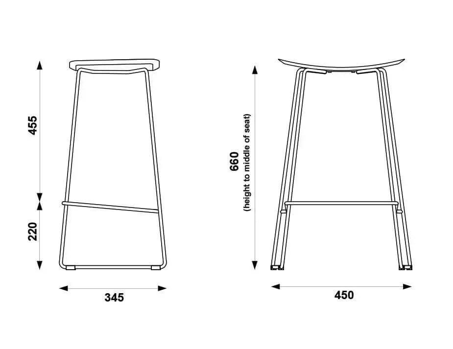 Level Winnie Stool - White - White Leather - StoolC11150326724/01/2022 2