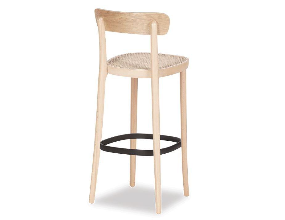 Liana Stool - Natural - Cane Seat - 66cm Seat Height (Kitchen Bench height) - B1112160559356182016539 2