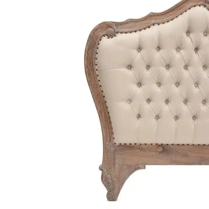 Louis Upholstered Headboard - Queen Size - Bed HeadMHBED61QUEENBDR9360245000373 5