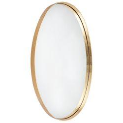 Lucille Oval Wall Mirror - Gold Leaf - Wall Mirror405039320294125328 3