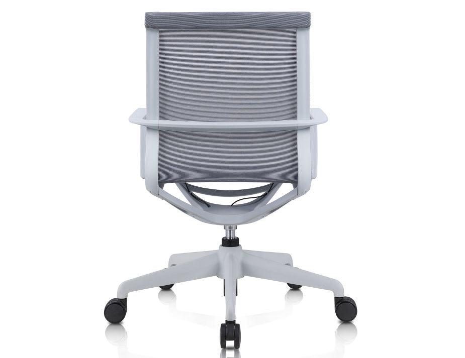 Lunar Low back Office Chair - Light Grey Frame - Light Grey Mesh - C1050080449356182166685 5