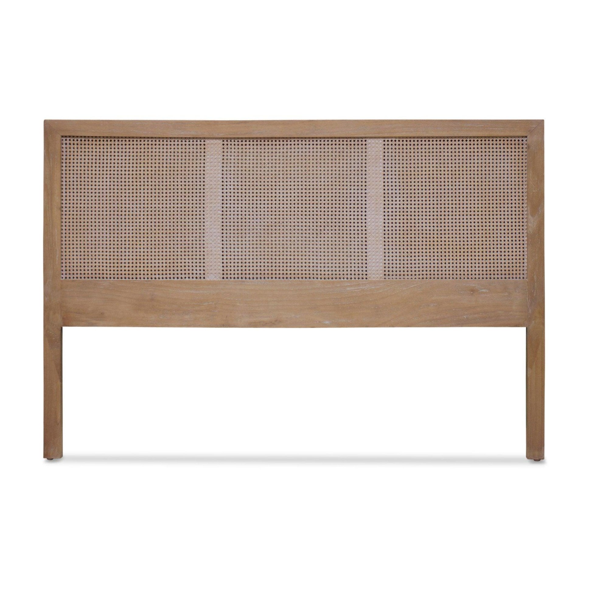 Mala Timber and Rattan Bedhead - King Size - BedheadsBESZ1049360245000007 1