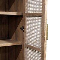 Mala Timber & Rattan Cabinet - CabinetCASZ137 5