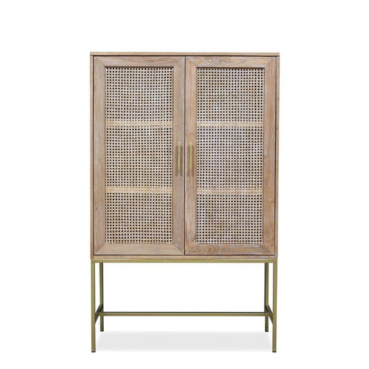 Mala Timber & Rattan Cabinet - CabinetCASZ137 1