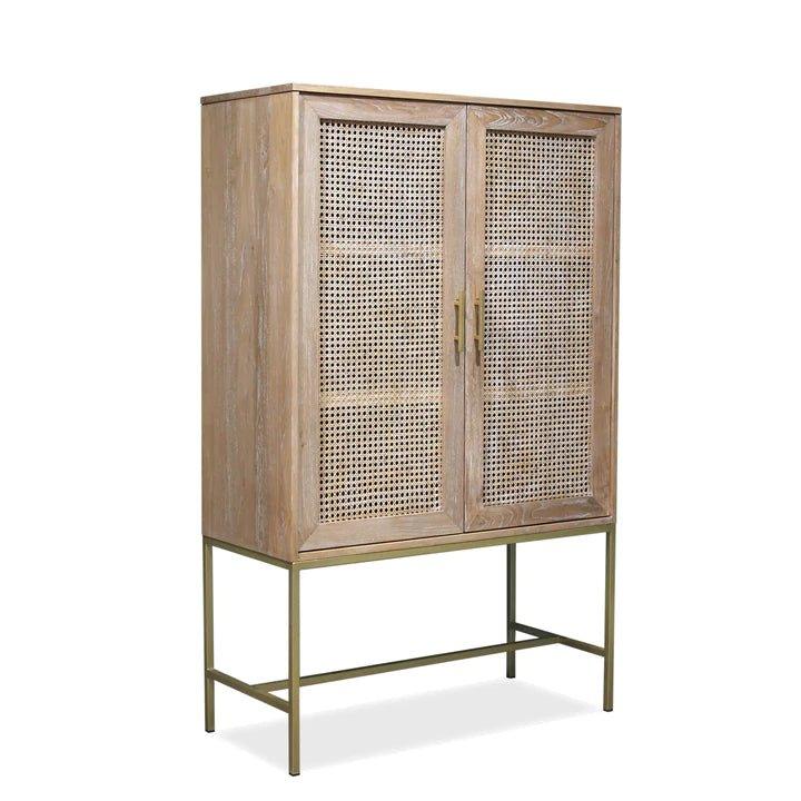 Mala Timber & Rattan Cabinet - CabinetCASZ137 2