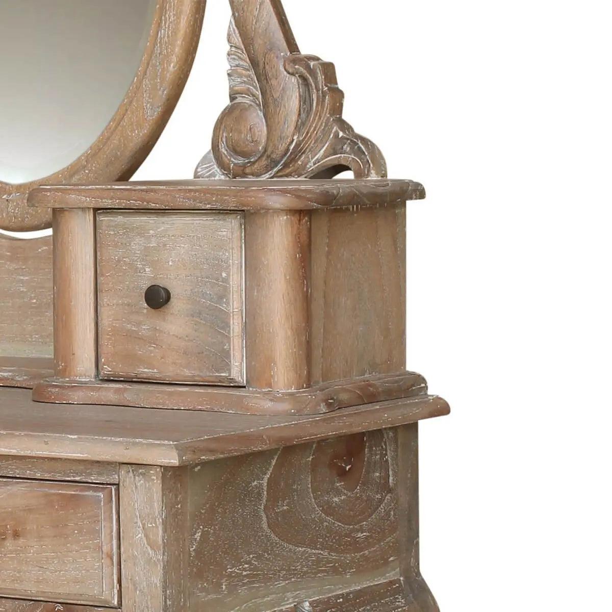 Marcella Dressing Table with Stool - DresserMST04KDBDR9360245000953 8