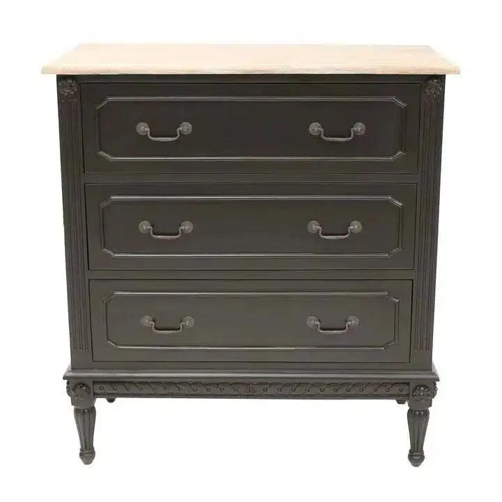 Marseille 3 Drawer Chest - Tall Boy - DrawerMCAB161BDRTER9360245000809 2