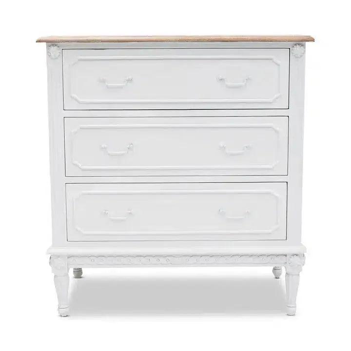 Marseille 3 Drawer Chest - Tall Boy - DrawerMCAB161PDRTER9360245000793 3