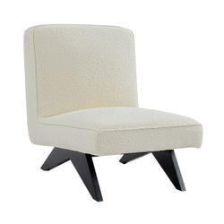 Martyn Slipper Chair - White Boucle - Chair330569320294127728 1