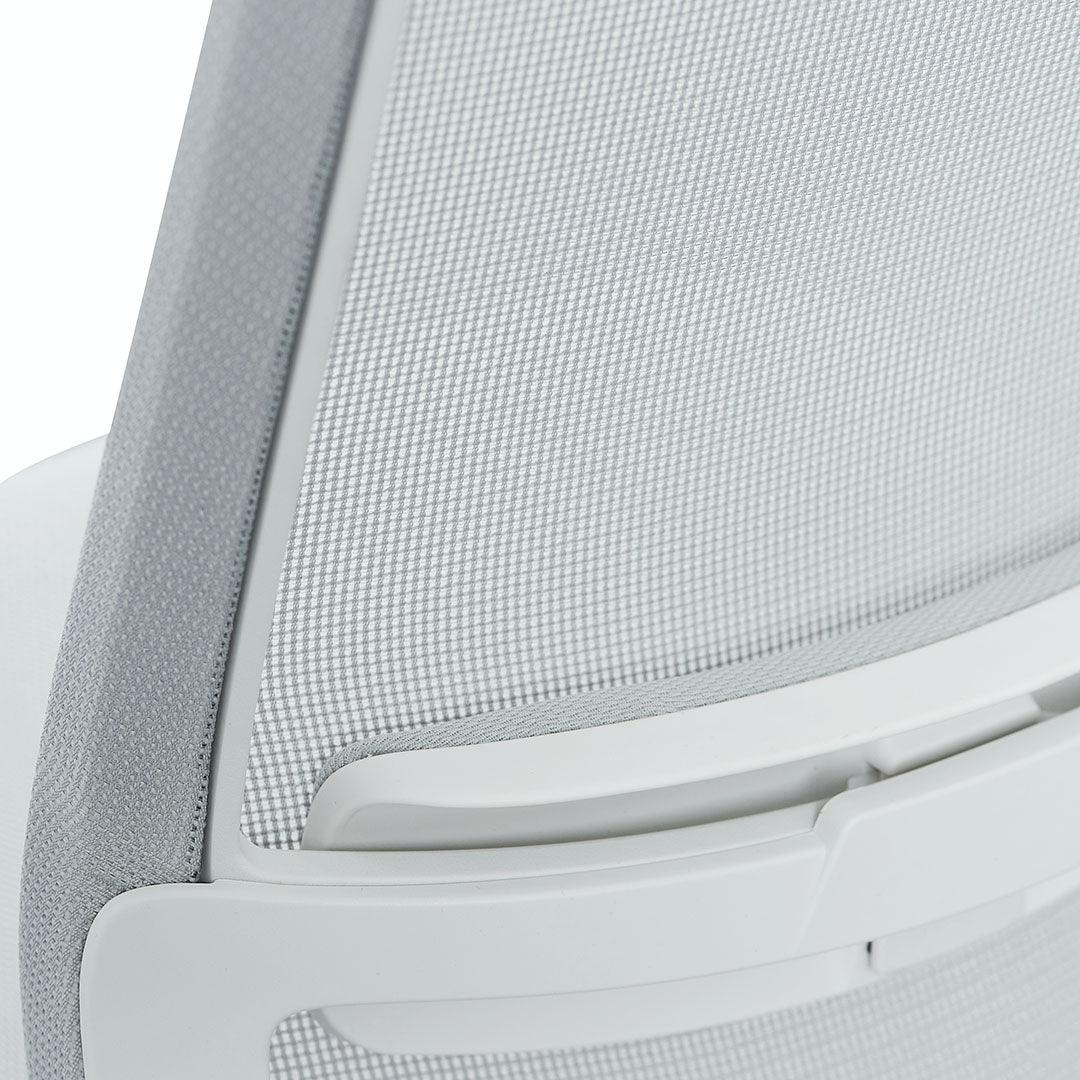 Mesh Office Chair - Cloud Grey with White Base - Office/Gaming ChairsOC8505-LF 12
