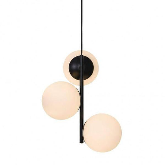 Nordlux Lilly Pendant Black/Opalwh - Pendant6N486030035701581458987 1