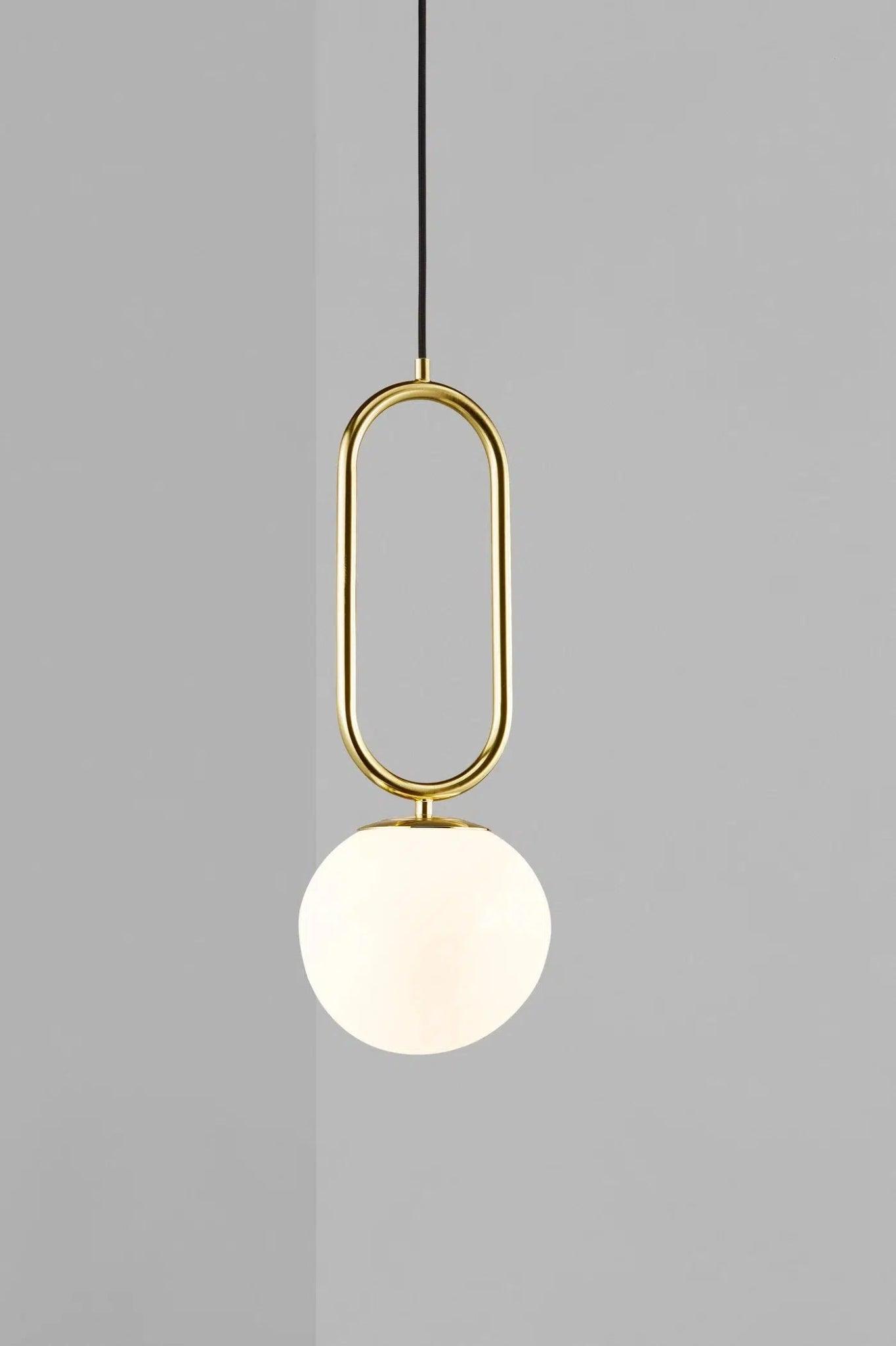 Nordlux Shapes 27 Pendant Brass Metal/Opal Glass E27 - Pendant Light6N21200230355704924004087 4