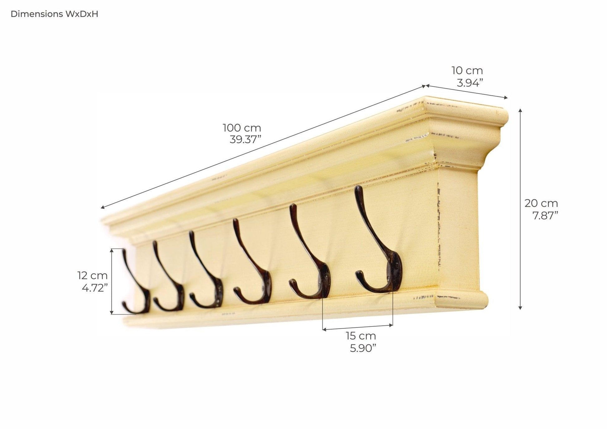 NovaSolo 6 Hook Coat Rack D162H - Coat RackD162H8994921002538 6